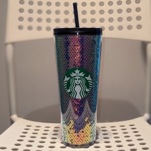 Starbucks Sequin Christmas Holiday 2020 Tumbler
